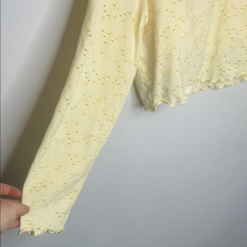 OFFLINE by Aerie Treat Yourself Cropped Long Sleeve Shirt - Picture 6 of 16